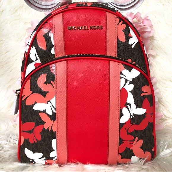 michael kors butterfly backpack